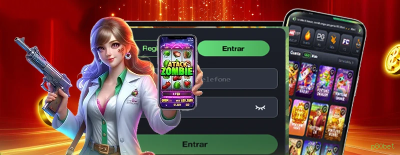 Plataforma completa da p80bet com todos os jogos
